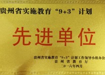 贵州省实施教育“9+3”计划先进单位